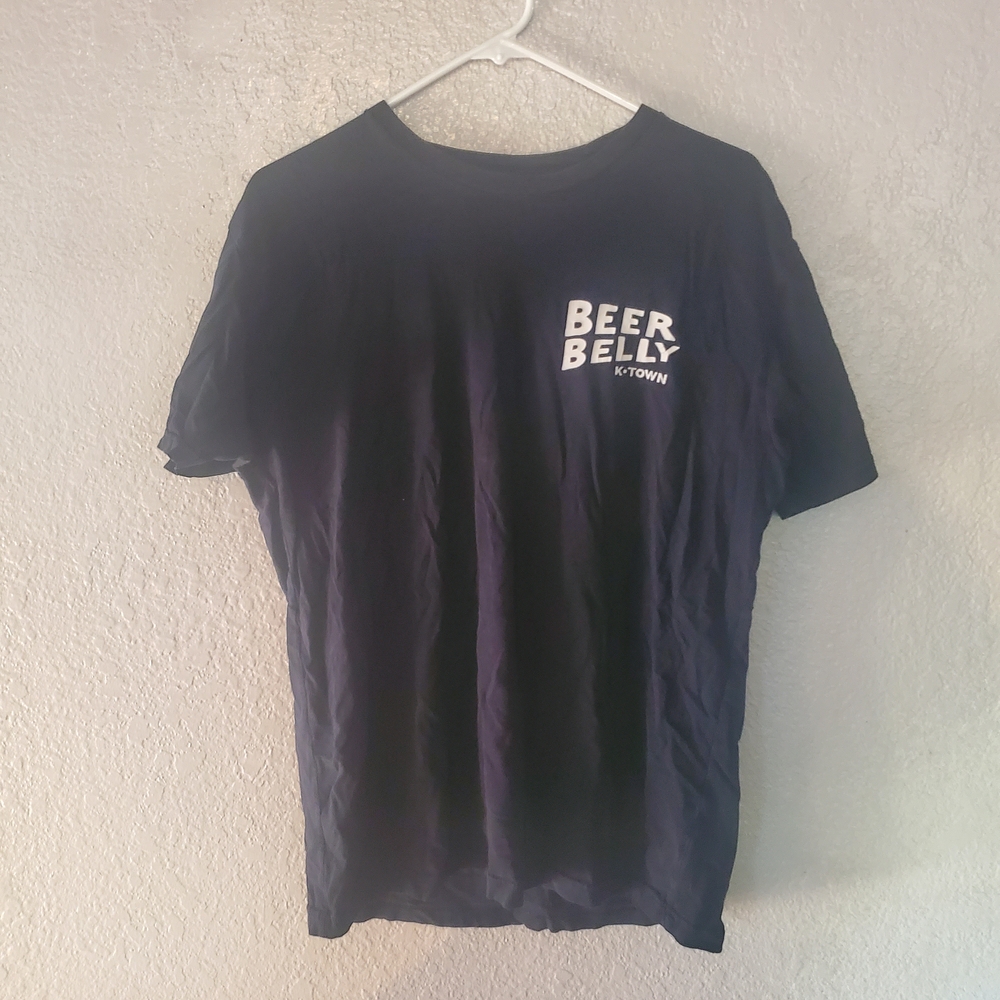 Men's Black Graphic T-Shirt L